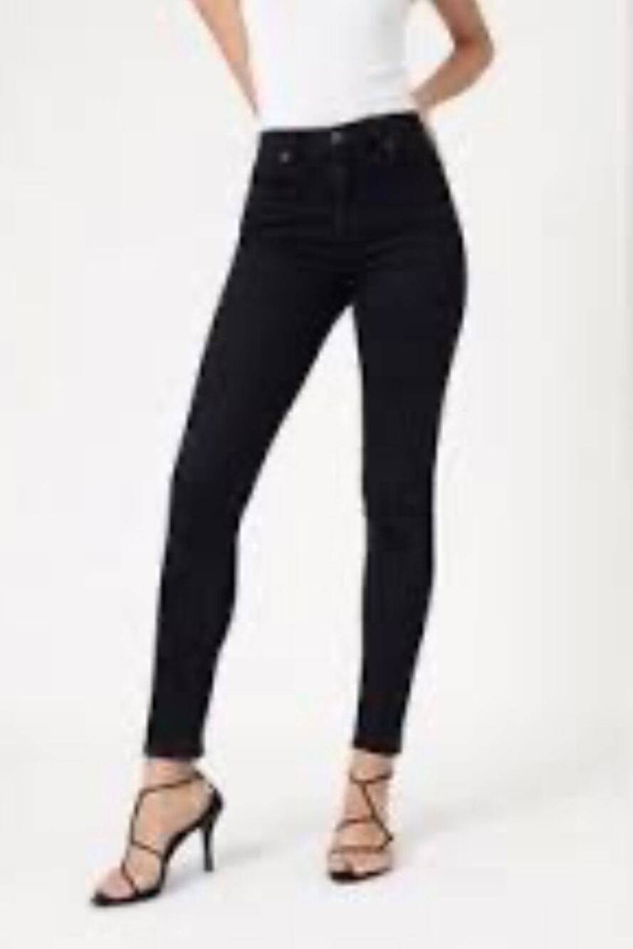Reformation Jeans Black Skinny Organic Cotton Size 24